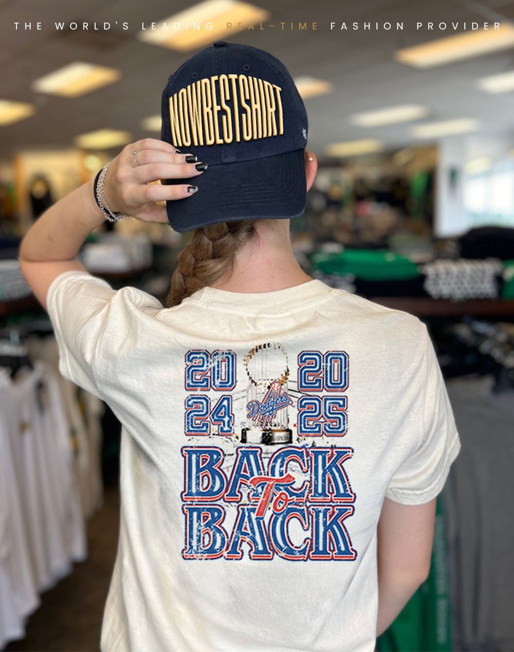 ２枚Dodgers 2024、2025ワールドシリーズチャンピオンTシャツ Dodgers World Series 2024 2025 Back 2 Back Champions Shirt