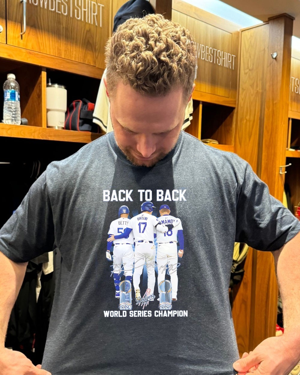 応援グッズ Dodgers BETTS 2024 World Champion XL 応援グッズ Dodgers