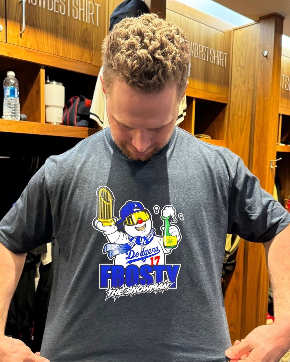 Frosty The Snowman LA Dodgers Champions 2025 shirt, hoodie