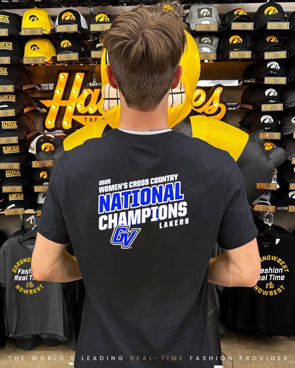 GVSU Lakers 2025 Women's Cross Country National Champions shirt