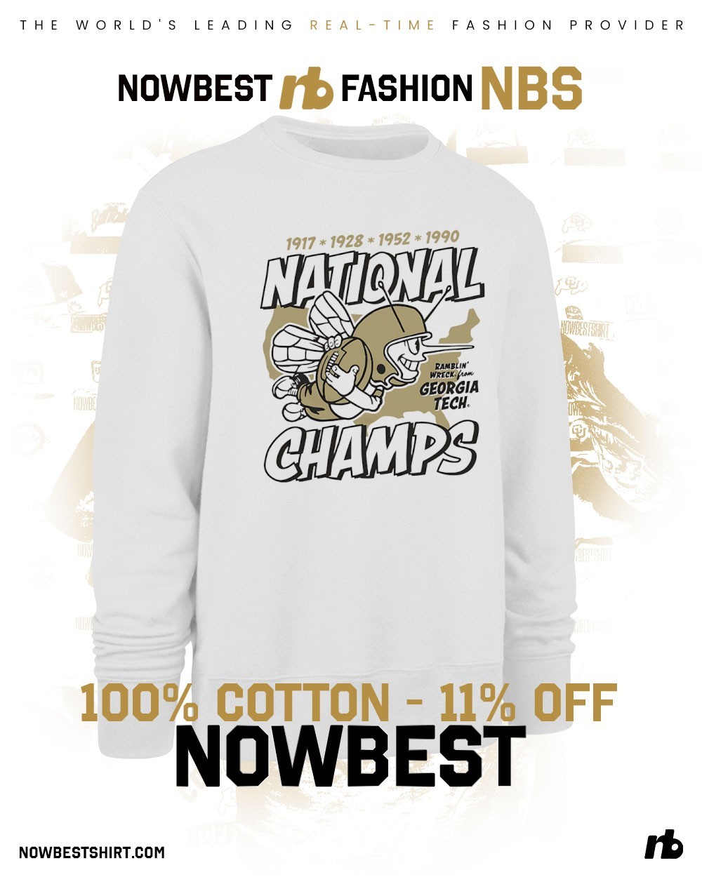 Georgia Tech Yellow Jackets Football Four-Time National Champs