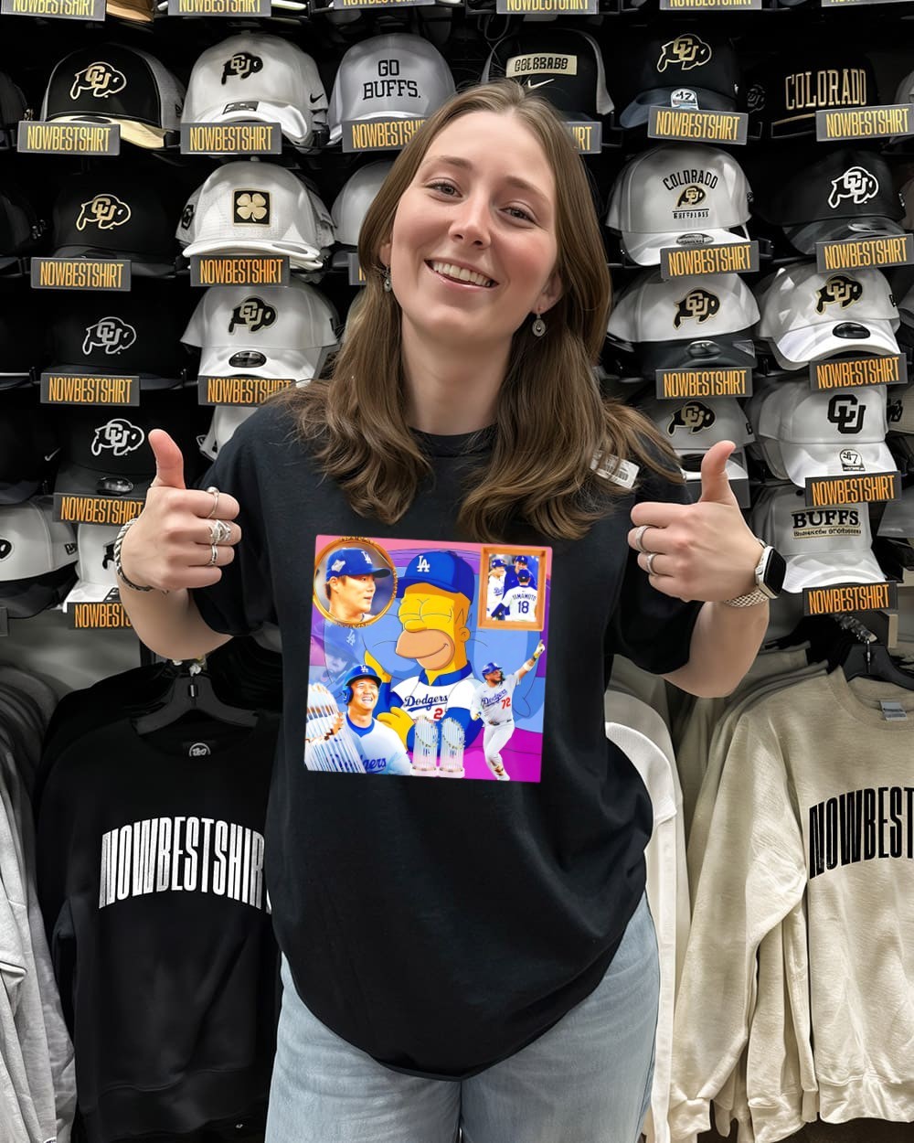 Homer Simpson x Los Angeles Dodgers World Champions 2025 shirt