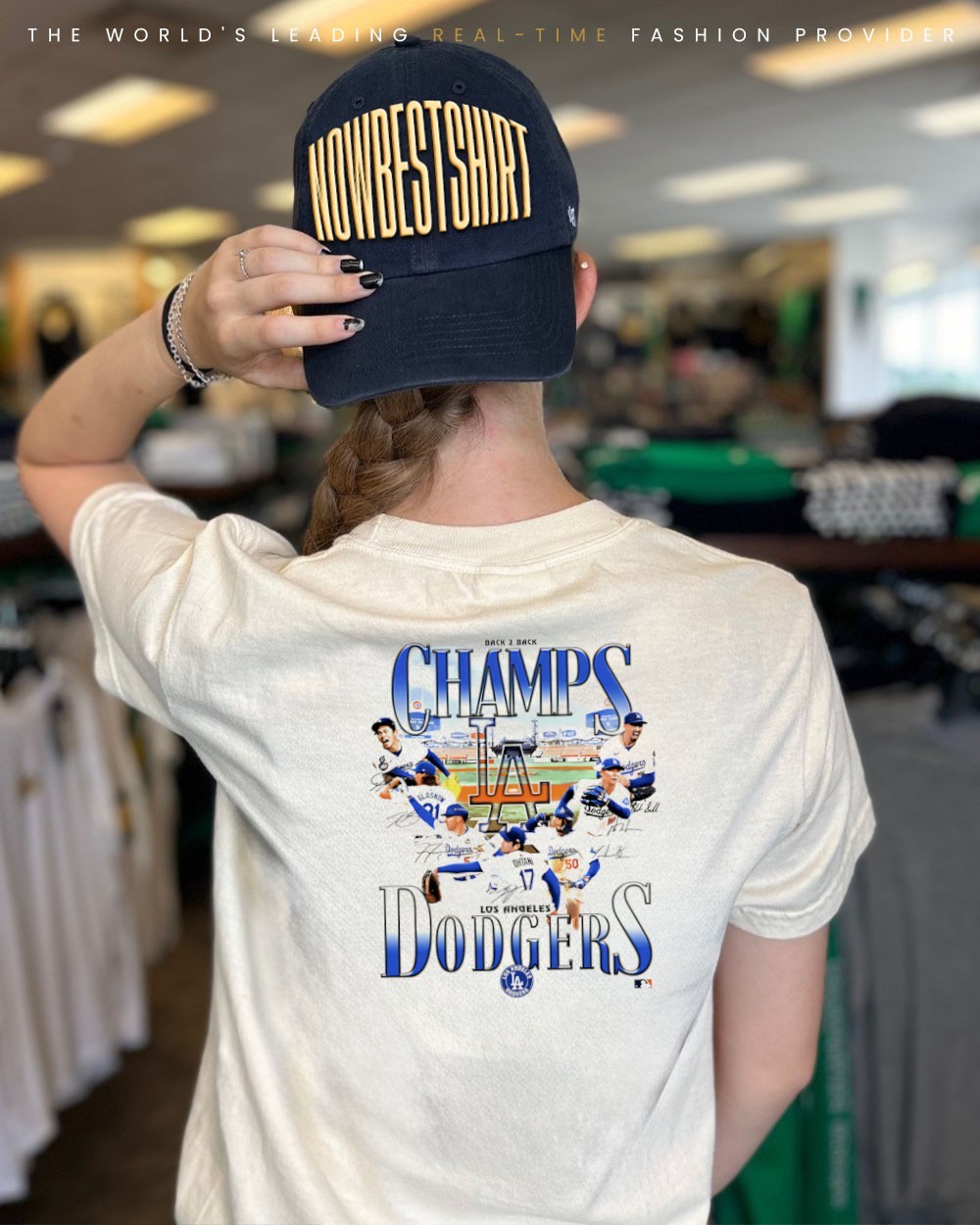LA Dodgers 2025 World Series Champions back to back graphic shirt