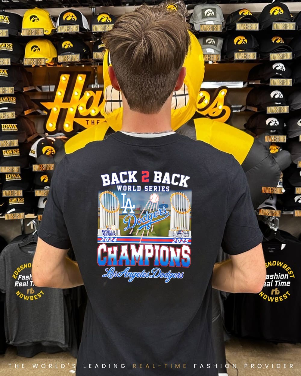 ２枚Dodgers 2024、2025ワールドシリーズチャンピオンTシャツ Los Angeles Dodgers back2back Champs 2024-2025 shirt, hoodie