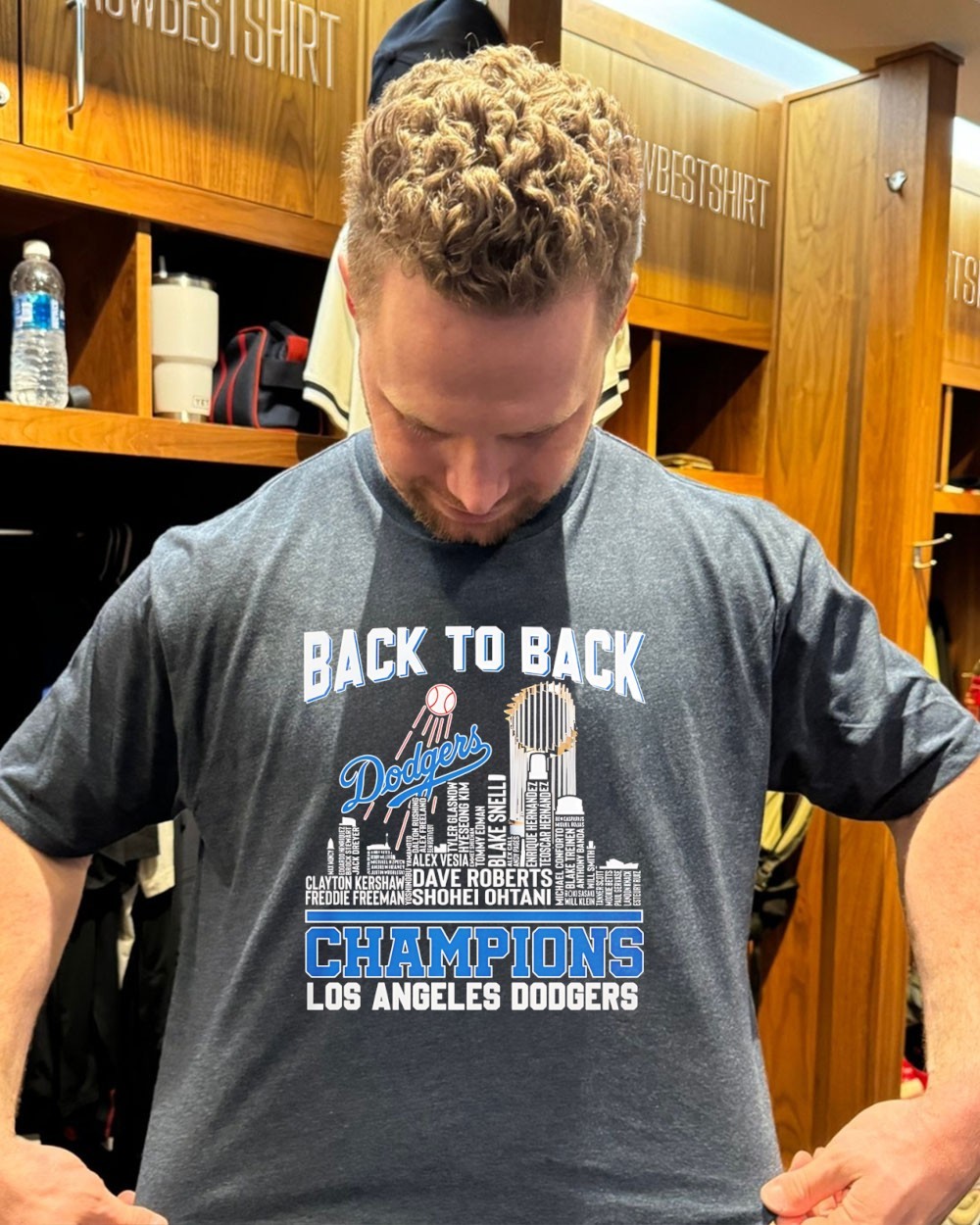 LA Dodgers back to back World Series Champions 2025 player name