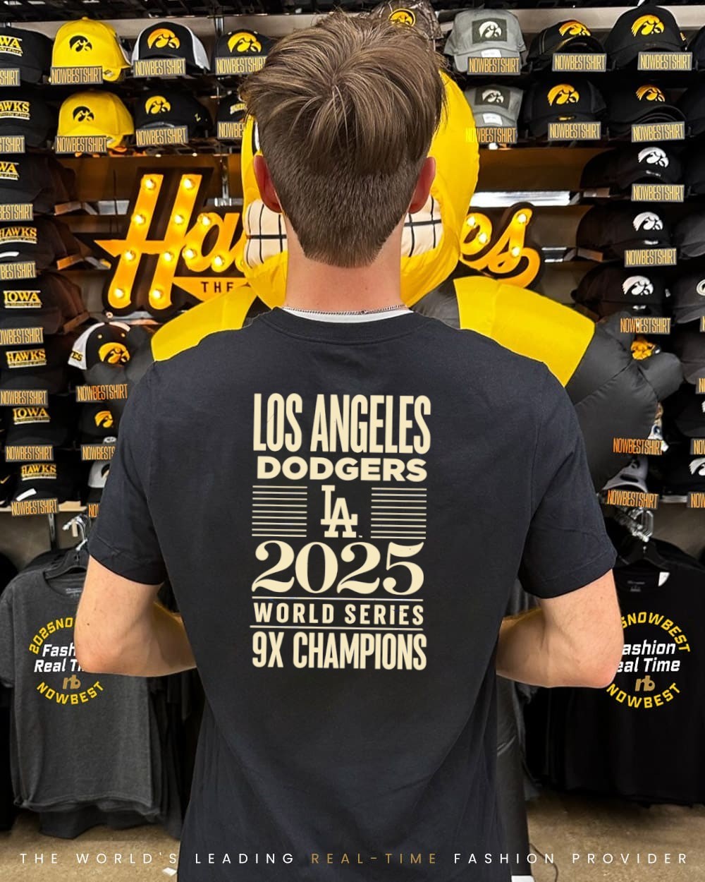 Los Angeles Dodgers 2025 World Series 9X Champions shirt, hoodie