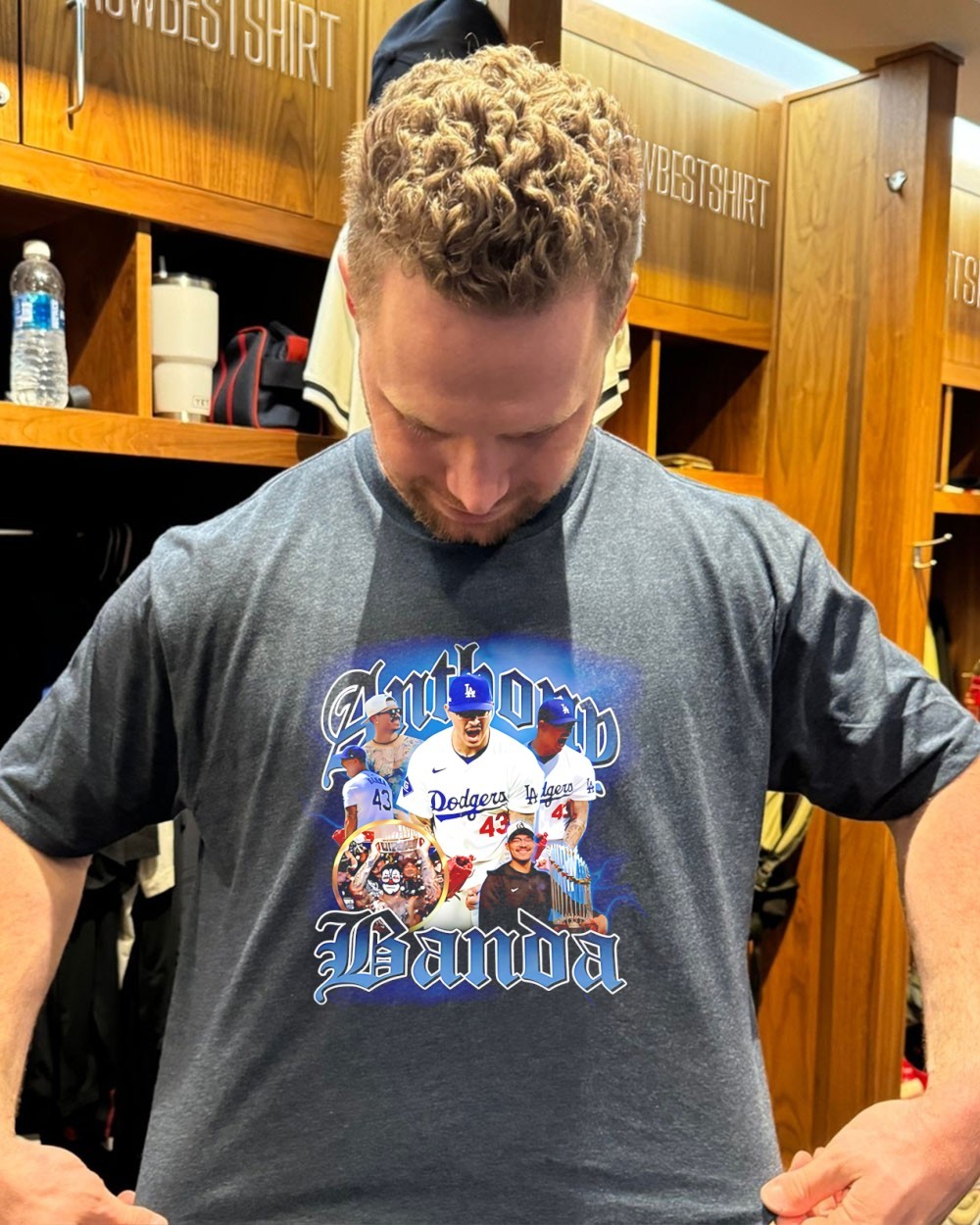 Los Angeles Dodgers Anthony Banda 2025 World Champs 90s bootleg