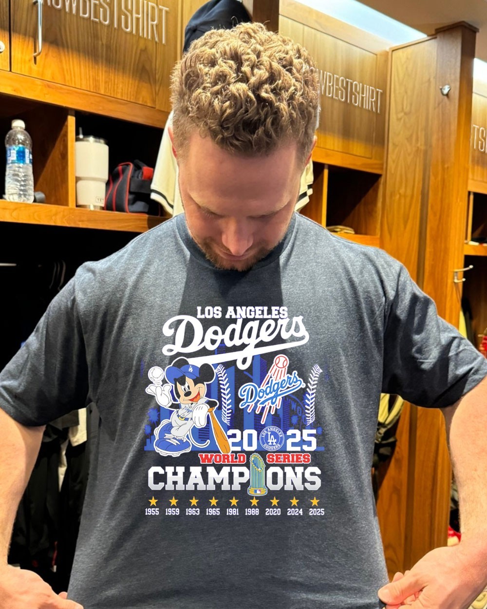 Mickey x Dodgers 2025 World Series 9X Champions shirt, hoodie