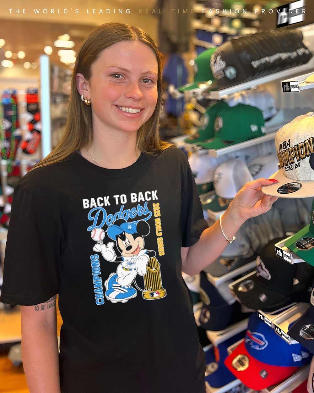 Mickey x LA Dodgers back to back World Series Champions 2025 shirt