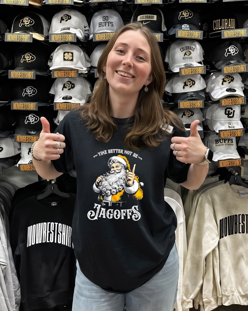 Santa Yinz Better Not Be Jagoffs Christmas shirt, hoodie