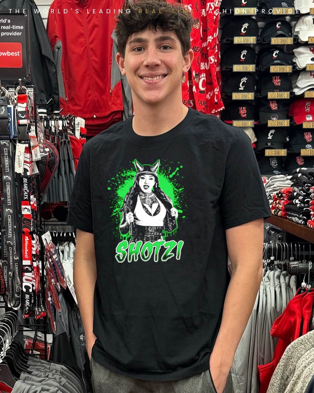 Shotzi Green Splatter Graphic shirt, hoodie, sweatshirt & apparel