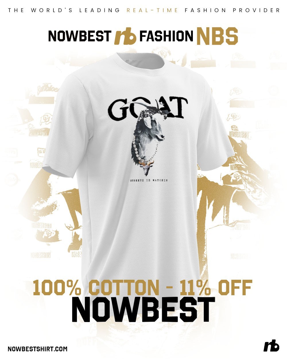 Streetz Iz Watchin Goat shirt, hoodie, sweatshirt & apparel