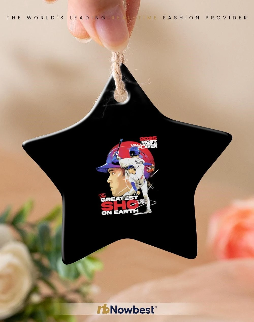 SHOHEI OHTANI 記念グッズ The Greatest Sho on Earth Shohei Ohtani 2025 MVP signature ornament