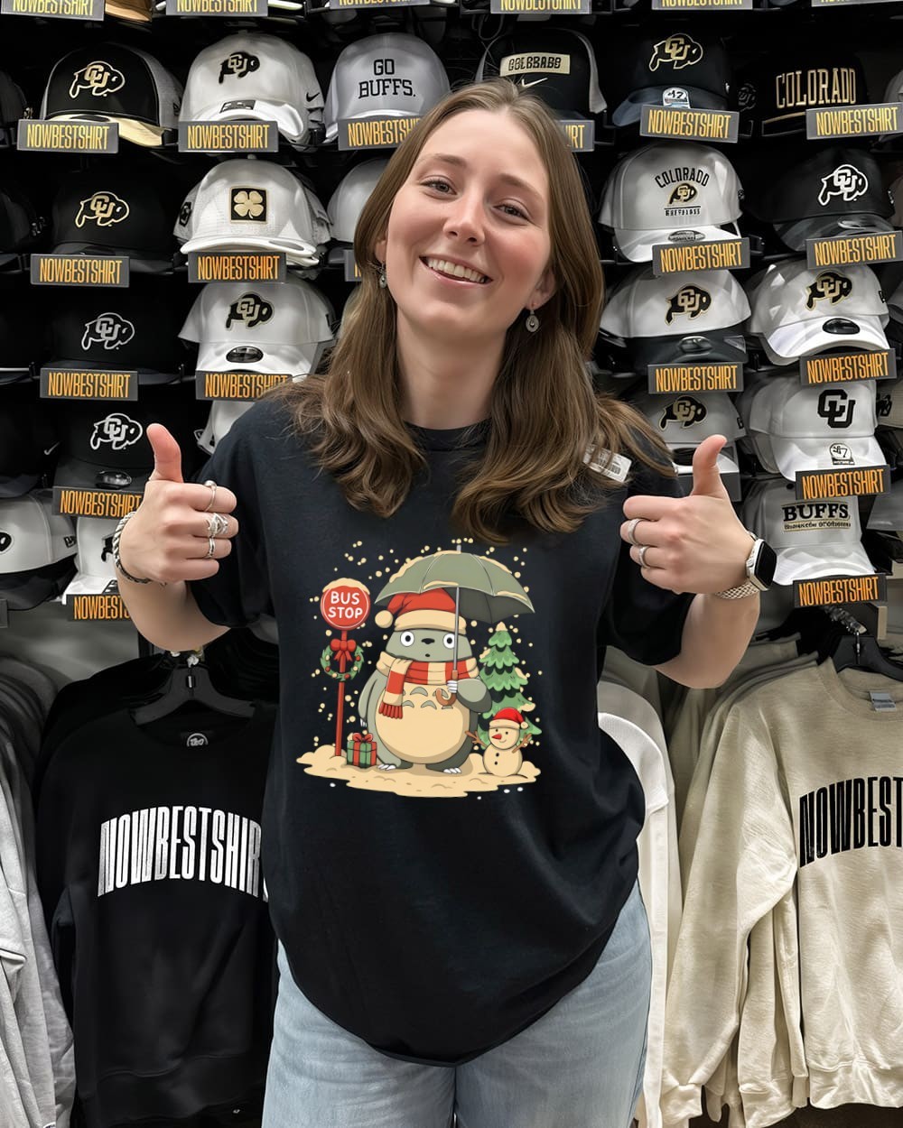 となりのトトロ 2025Tシャツ ボンネットバス GBL】となりのトトロ 2025Tシャツ 不思議な生き物 (グリーン