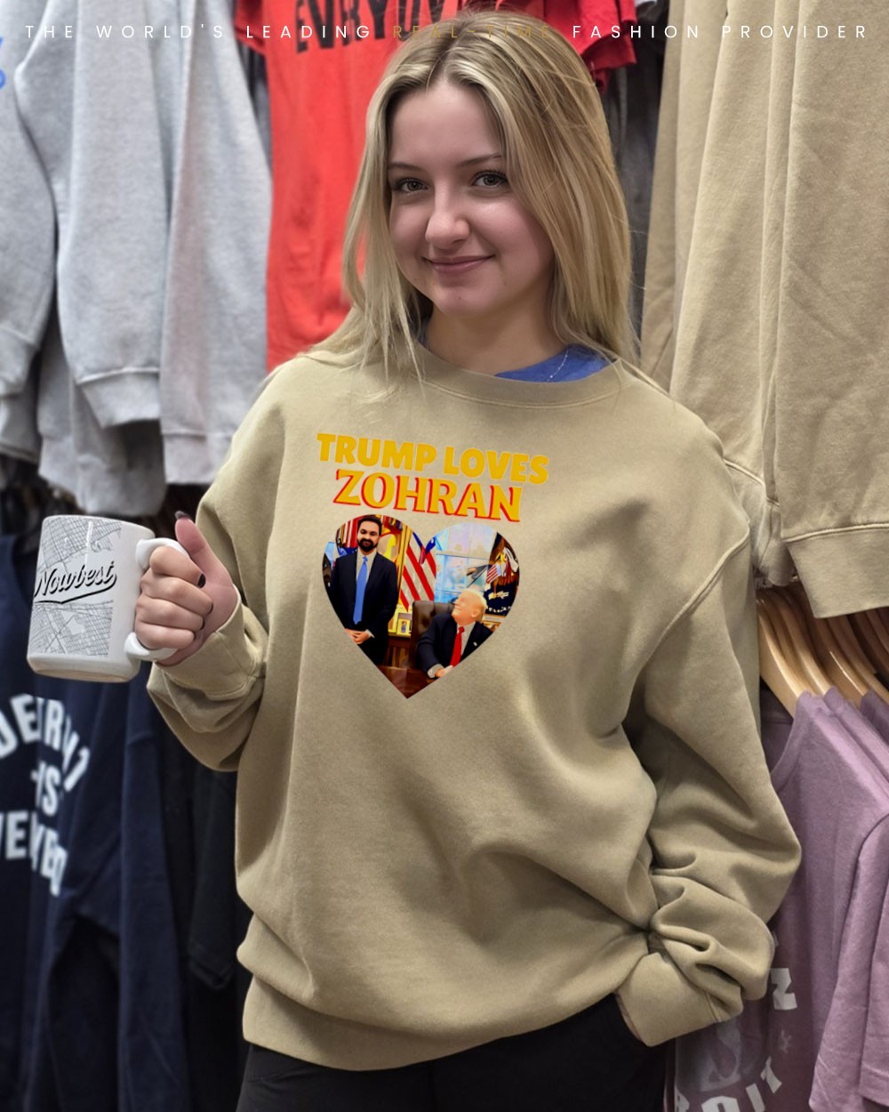 Trump Loves Zohran Mamdani heart shirt, hoodie, sweatshirt & apparel