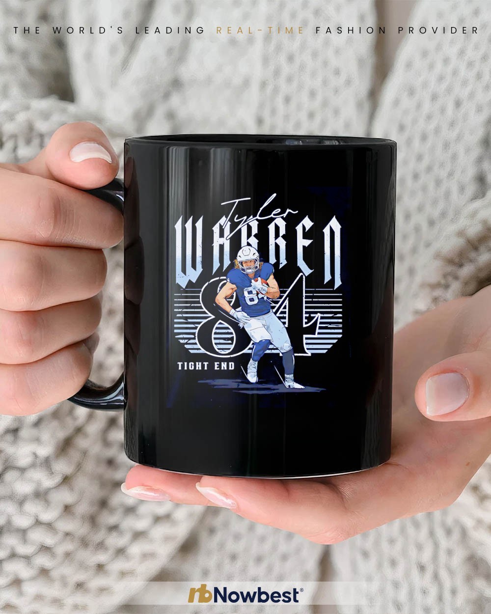 Tyler Warren 84 Indianapolis Colts player name number signature