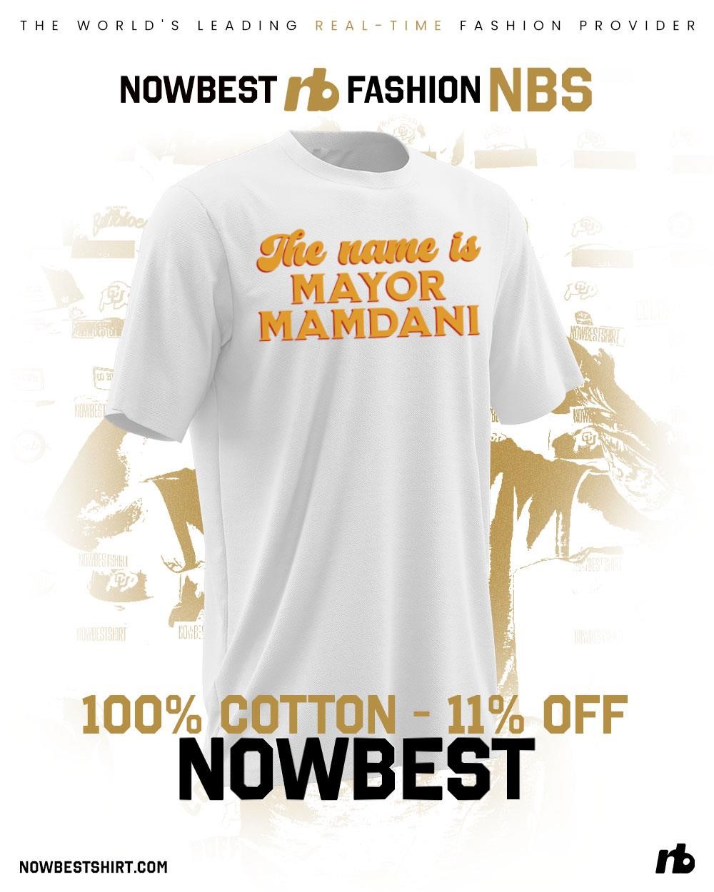 mamehono様⋆͛*͛ ͙͛✧*̣̩⋆̩☽⋆゜オーダー品✩.*˚ Zohran Mamdani the name is Mayor Mamdani shirt, hoodie, sweatshirt