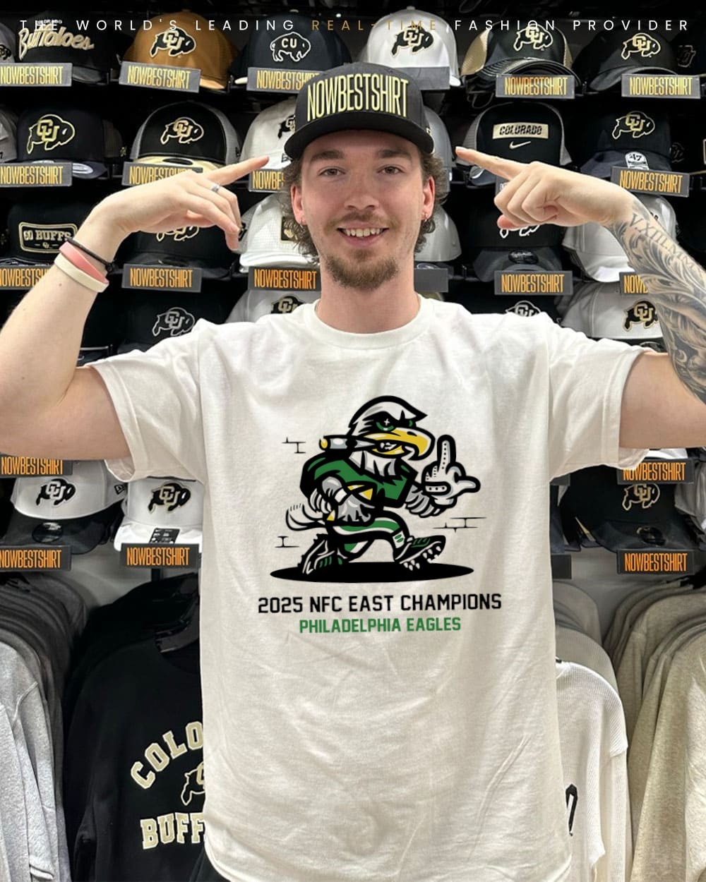 2025 NFC East Champions Philadelphia Eagles Fly Eagles Fly Birds