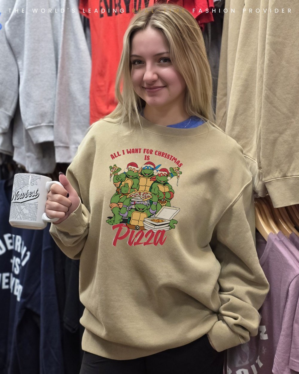 All I Want For Christmas Is Pizza Teenage Mutant Ninja Turtles