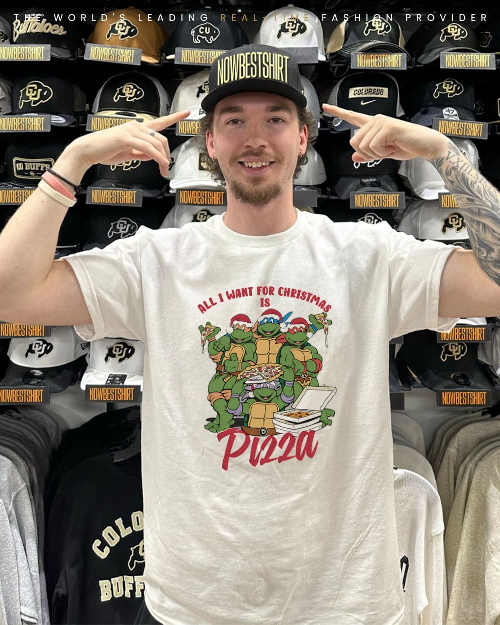 All I Want For Christmas Is Pizza Teenage Mutant Ninja Turtles