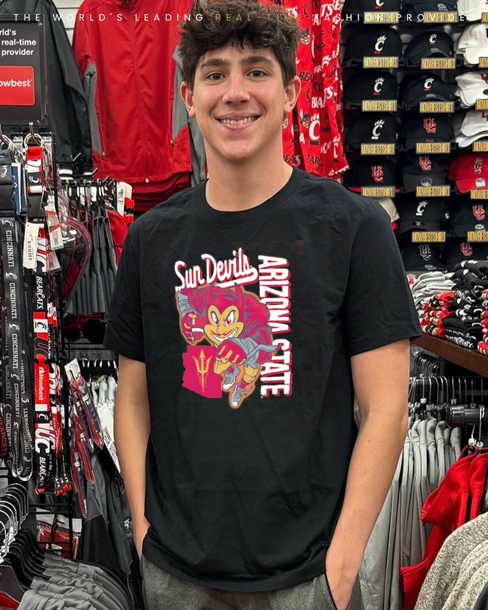 Arizona State Sun Devils Mascot running '26 shirt, hoodie