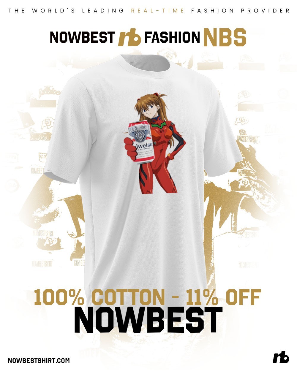 Asuka Langley Soryu x Budweiser shirt, hoodie, sweatshirt & apparel