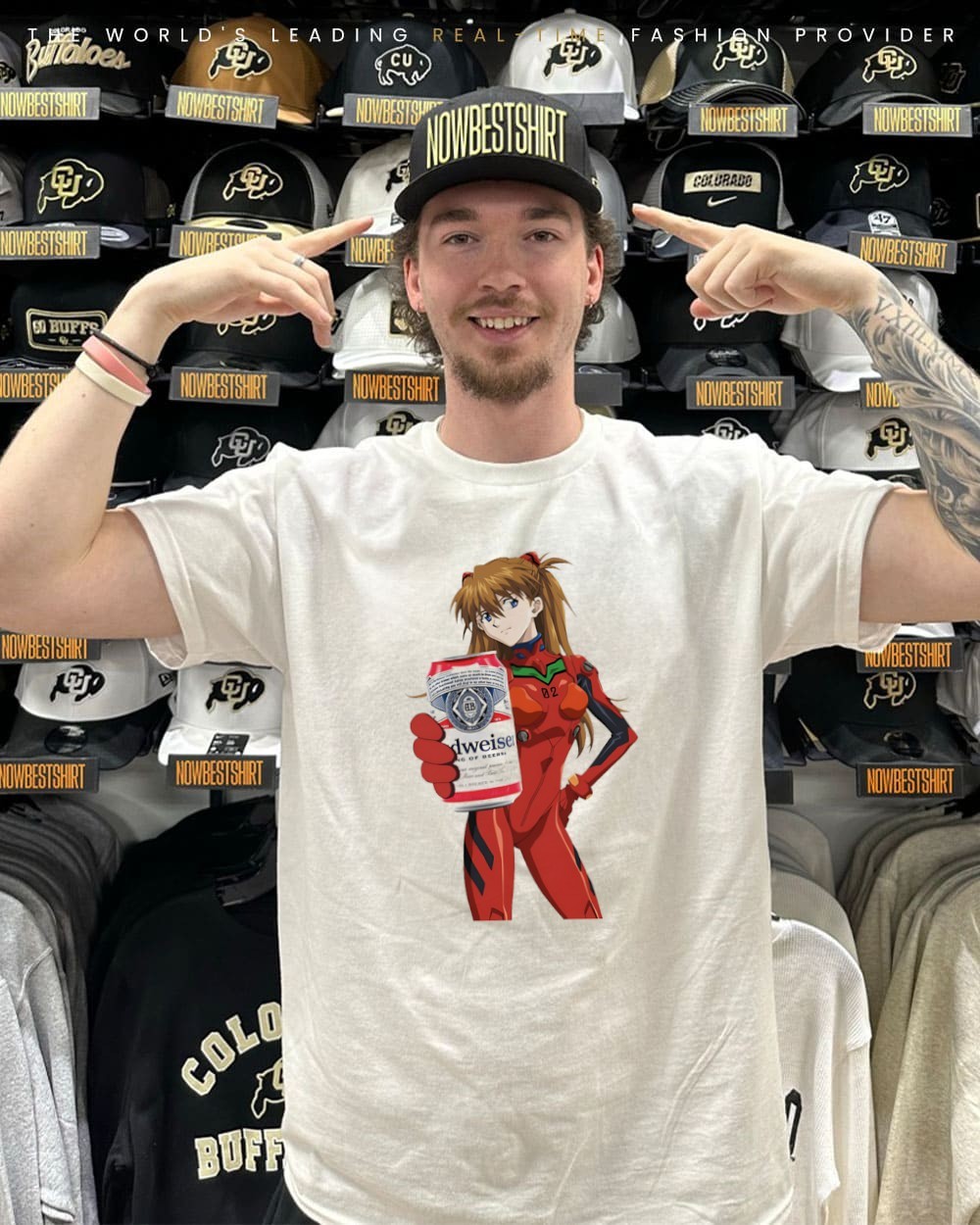 Asuka Langley Soryu x Budweiser shirt, hoodie, sweatshirt & apparel