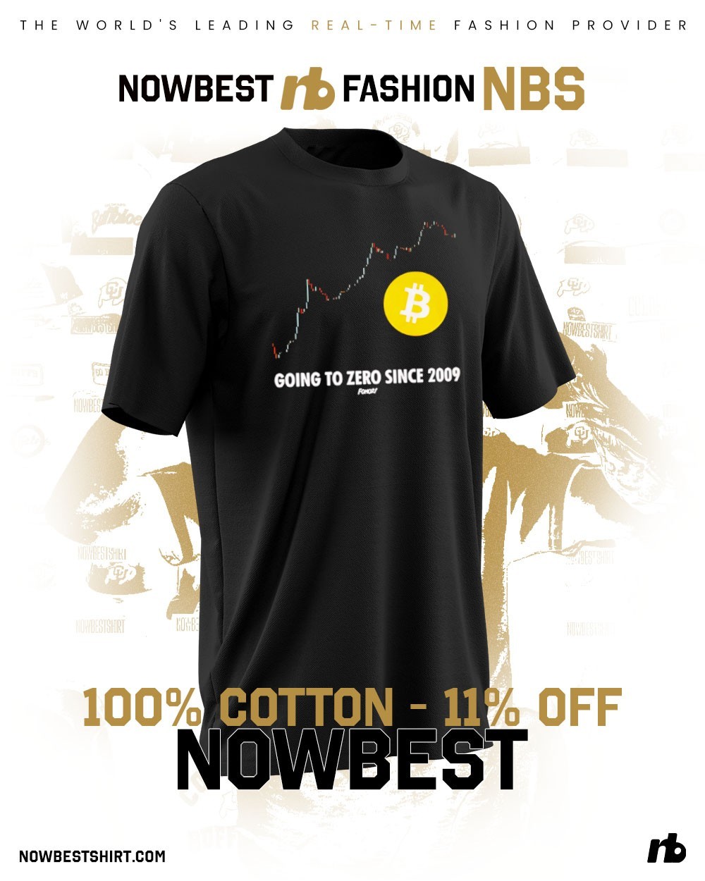 Bitcoin going to zero since 2009 shirt, hoodie, sweatshirt & apparel