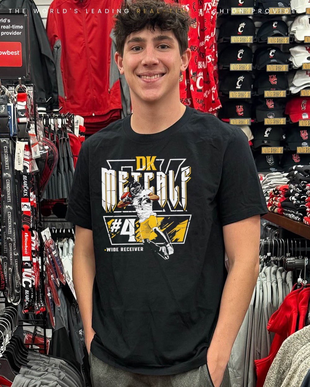 DK Metcalf 4 Pittsburgh Steelers Wide Receiver shoulder catch