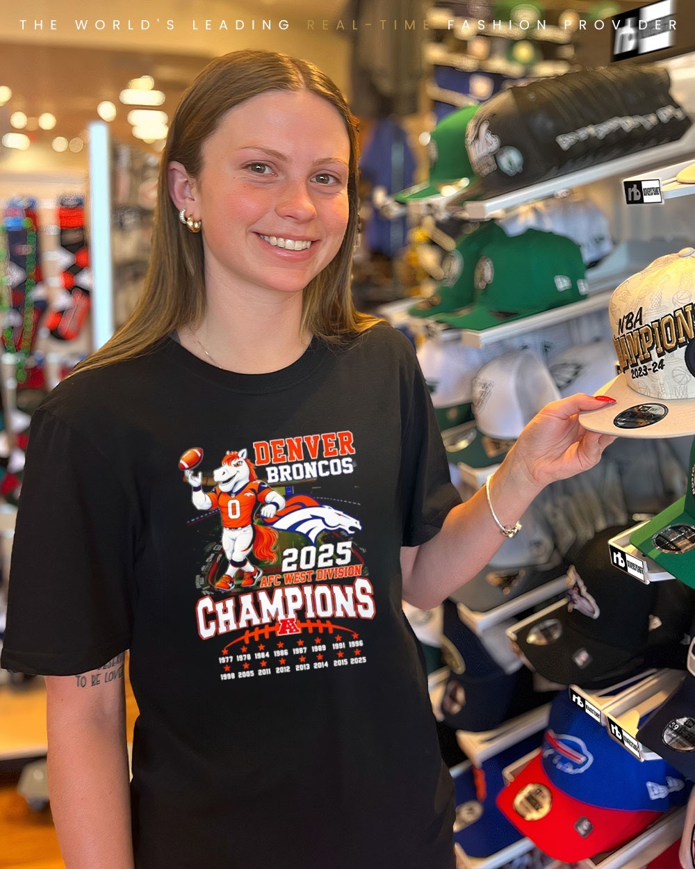 Denver Broncos 2025 AFC West Division Champions mascot stadium