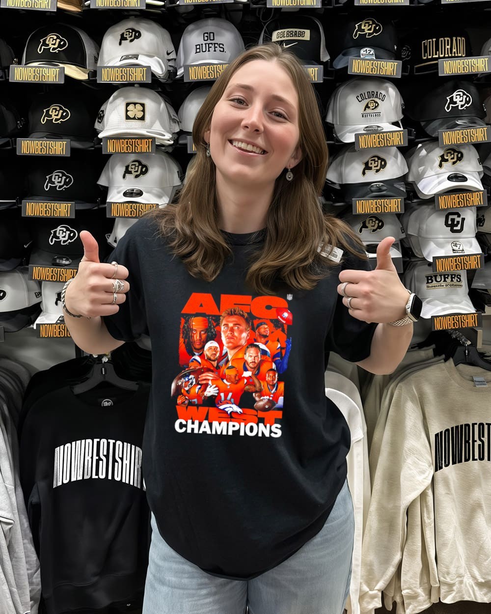 Denver Broncos NFL AFC West Division Champions 2025 shirt, hoodie