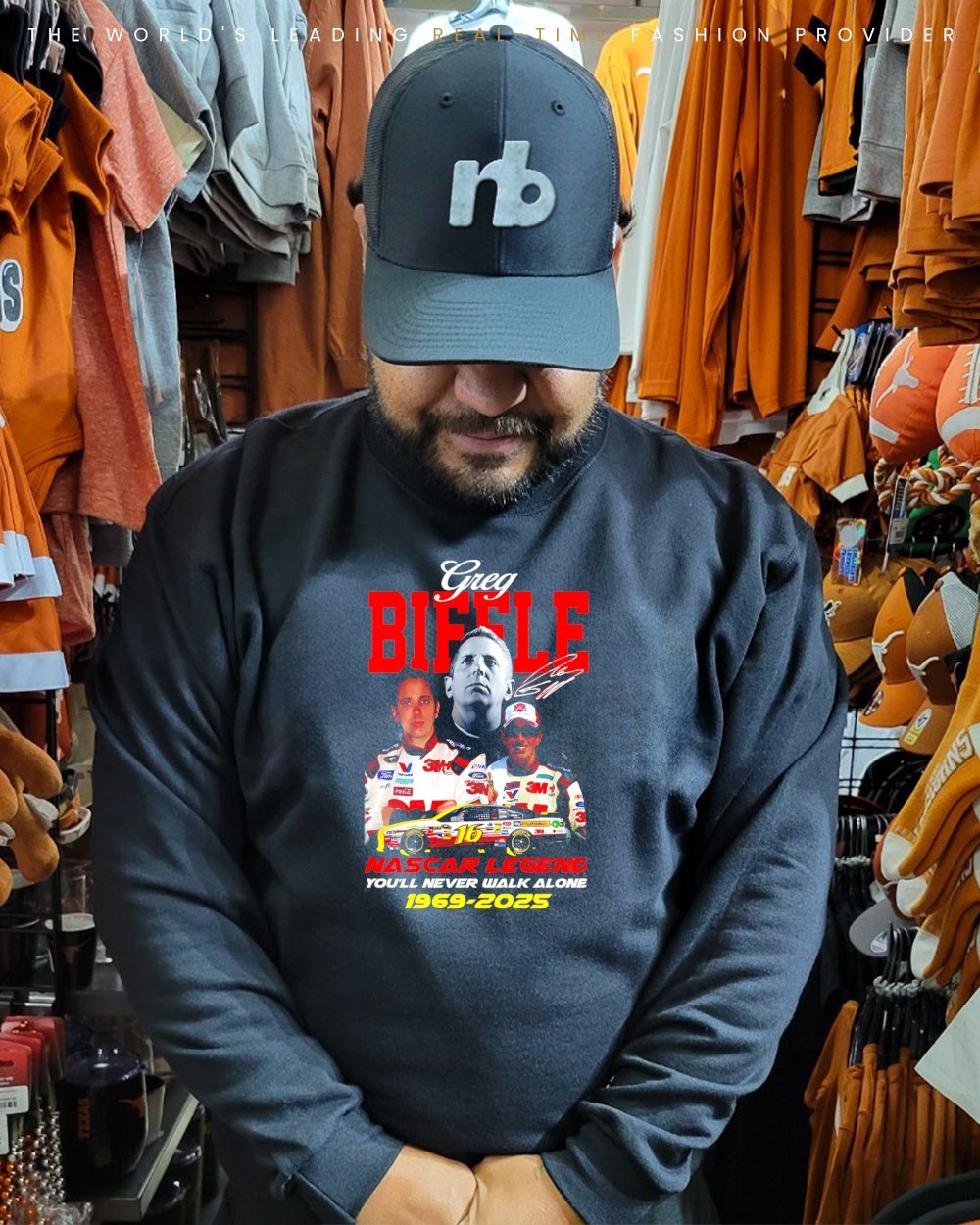 Greg Biffle Nascar Legend you'll never walk alone 1969 2025 shirt