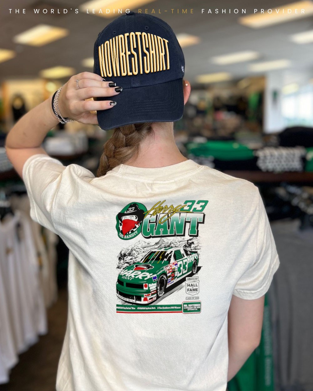 運命線上のφ Tシャツ Lump of Sugar Harry Gant 33 Nascar Hall of Fame Inductee signature shirt, hoodie