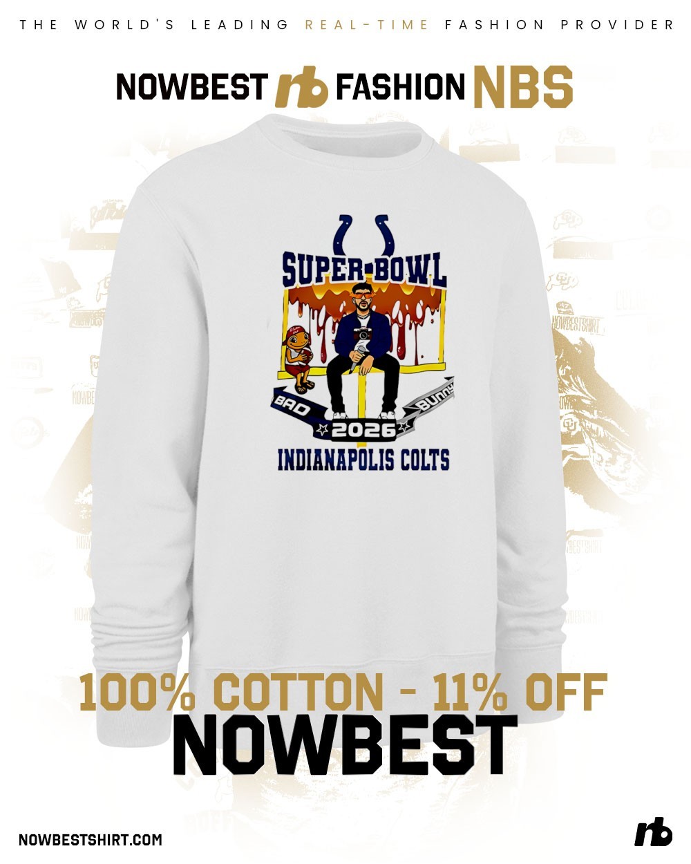 Indianapolis Colts x Bad Bunny Super Bowl 2026 shirt, hoodie