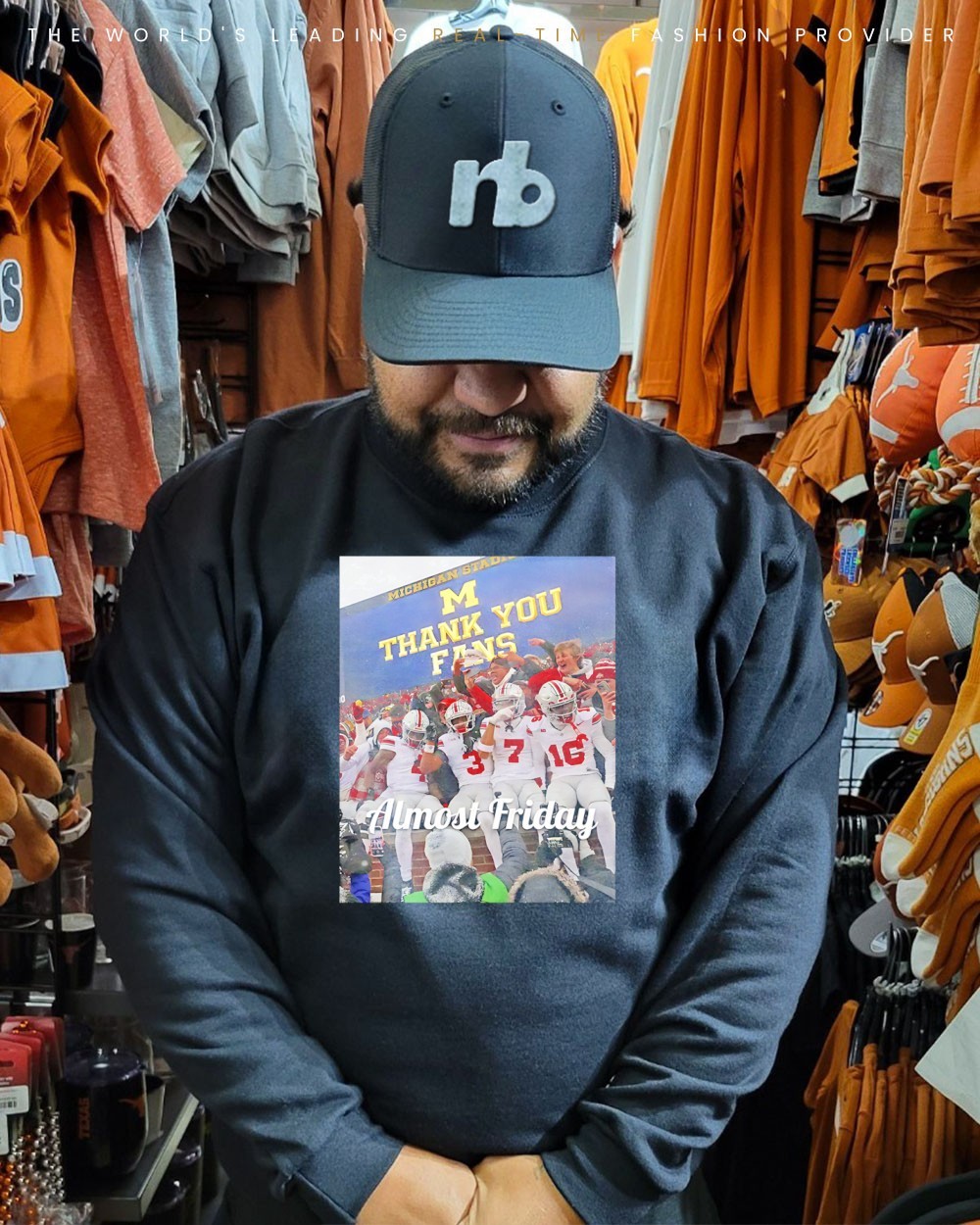 【値引不可】¥ellow Bucks football shirts Mサイズ Michigan Thank You Fans Ohio State Buckeyes Almost Friday shirt