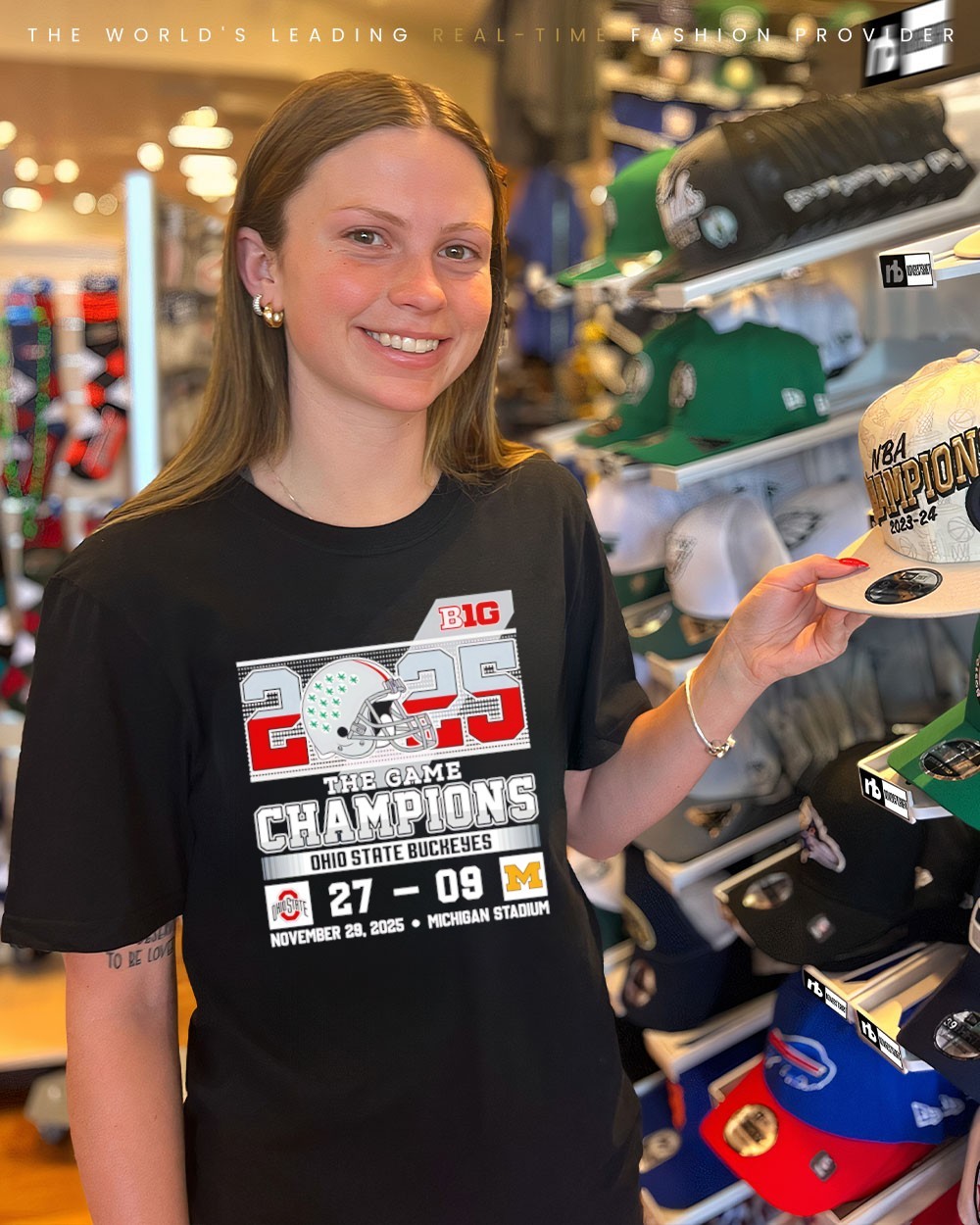 Ohio State Buckeyes 2025 The Game Champions 27-09 Michigan score