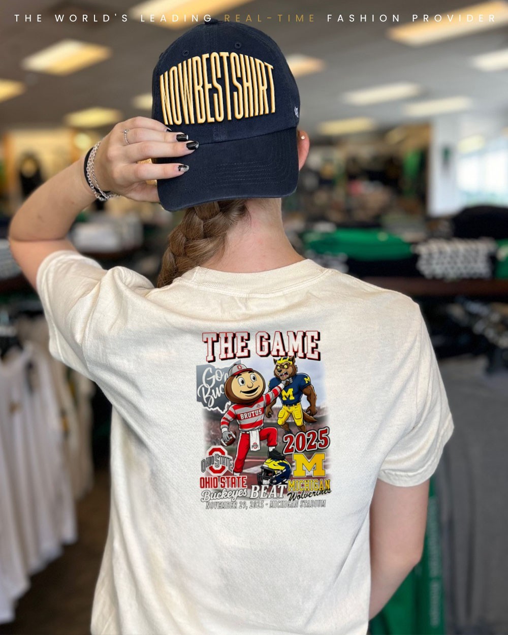 Ohio State Buckeyes beat Michigan Wolverines 2025 The Game mascot