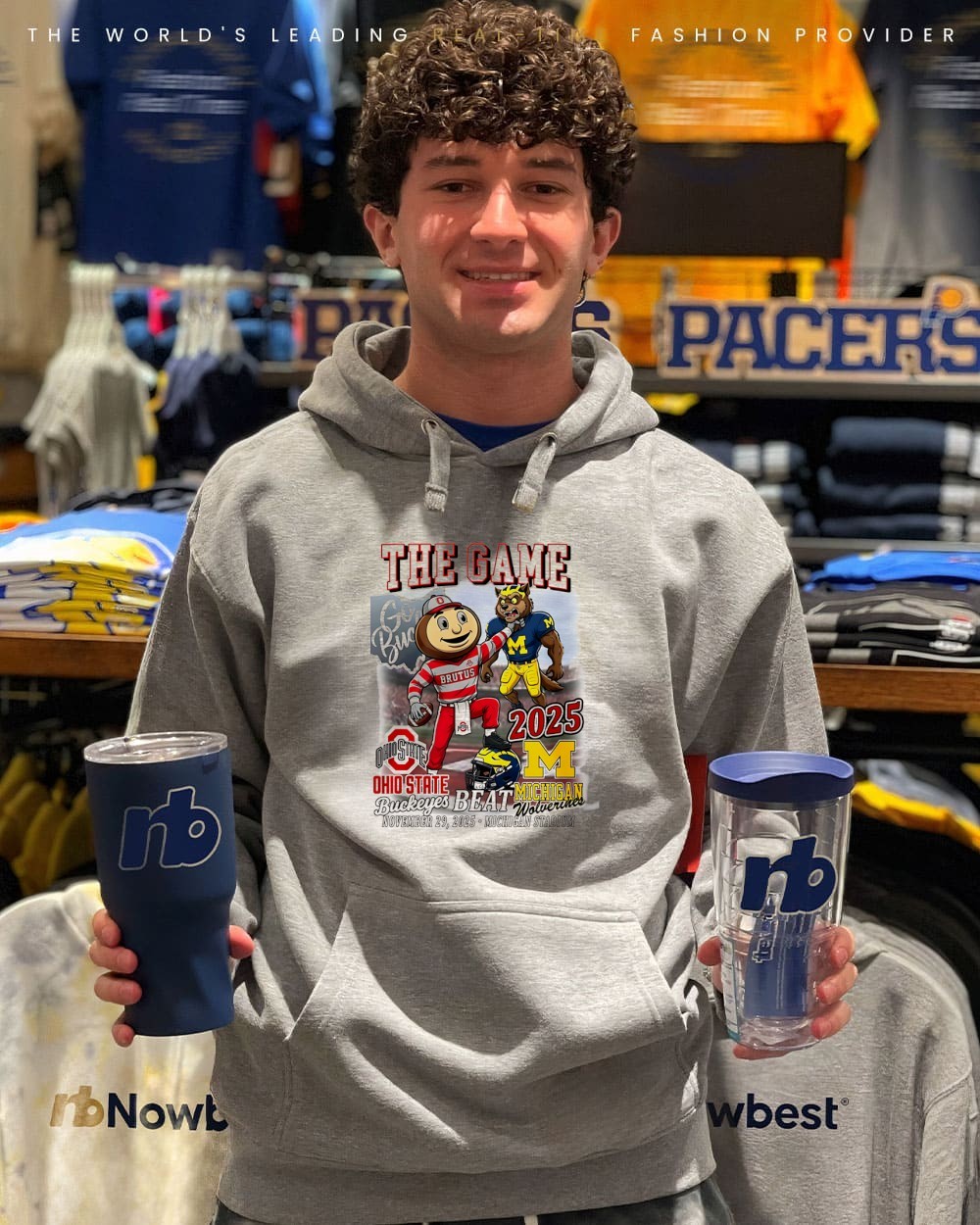 Ohio State Buckeyes beat Michigan Wolverines 2025 The Game mascot