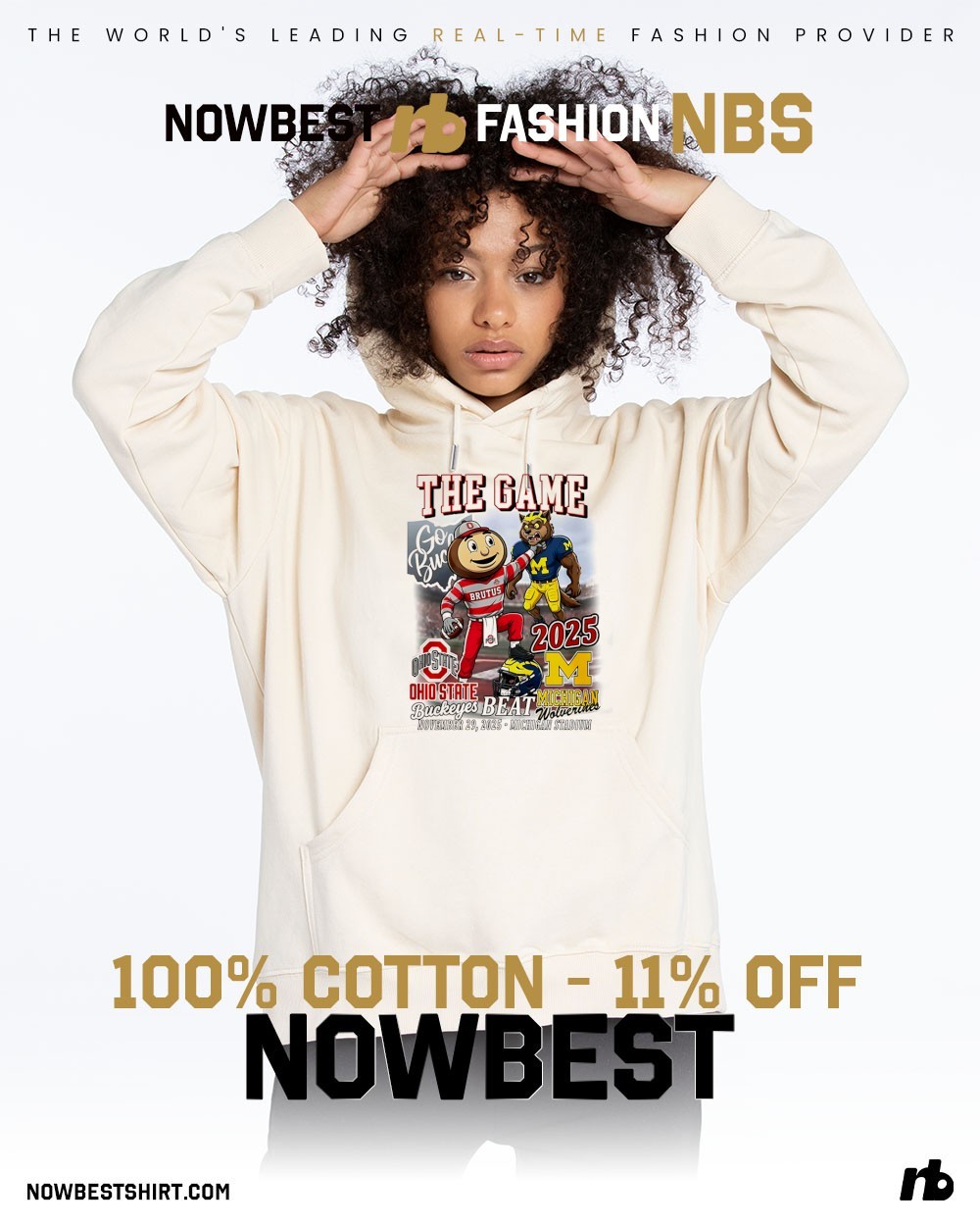 Ohio State Buckeyes beat Michigan Wolverines 2025 The Game mascot