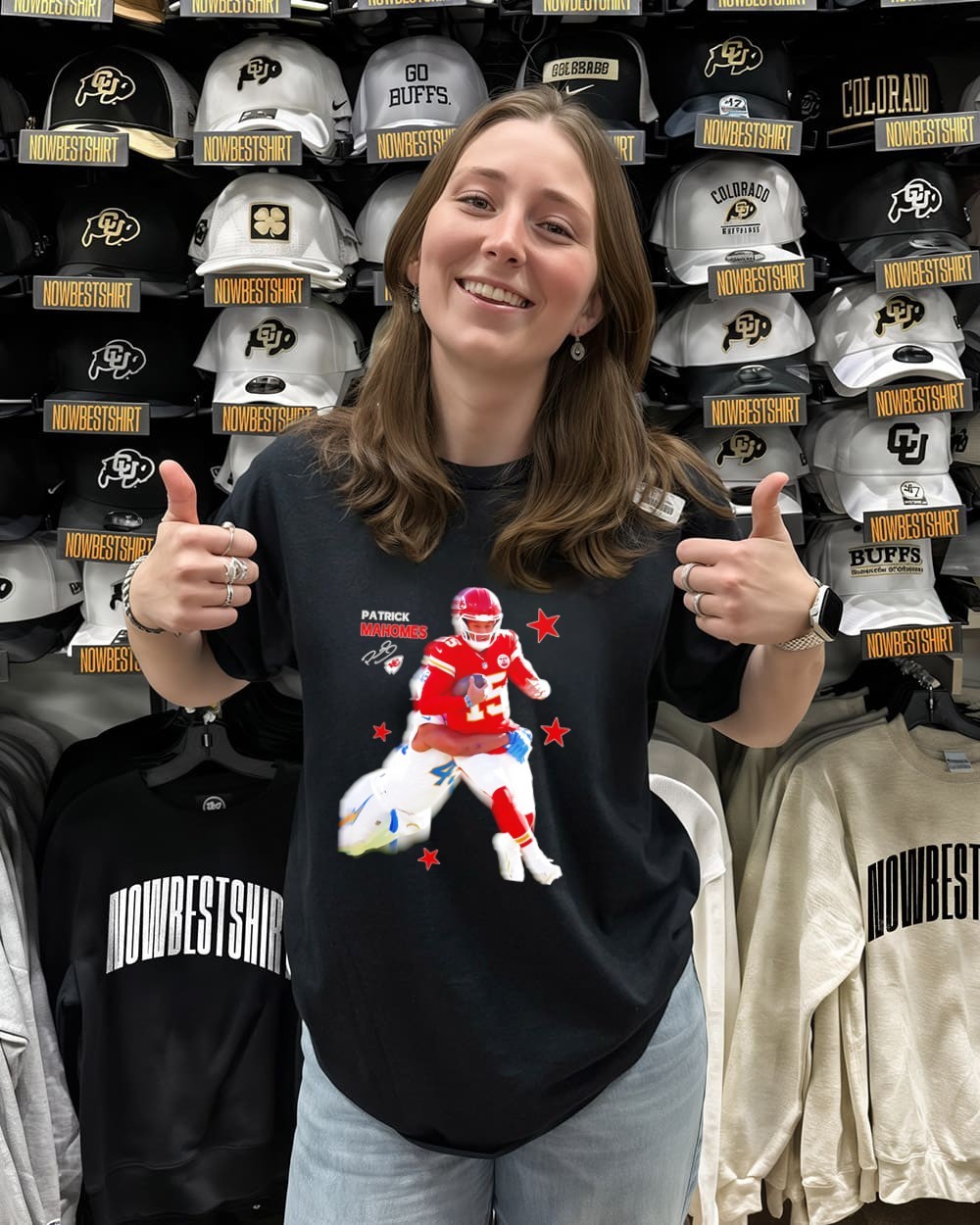 T-shirt Patrick Mahomes Champ 3 Anelli La Più Grande Di Tutti - Foto 10