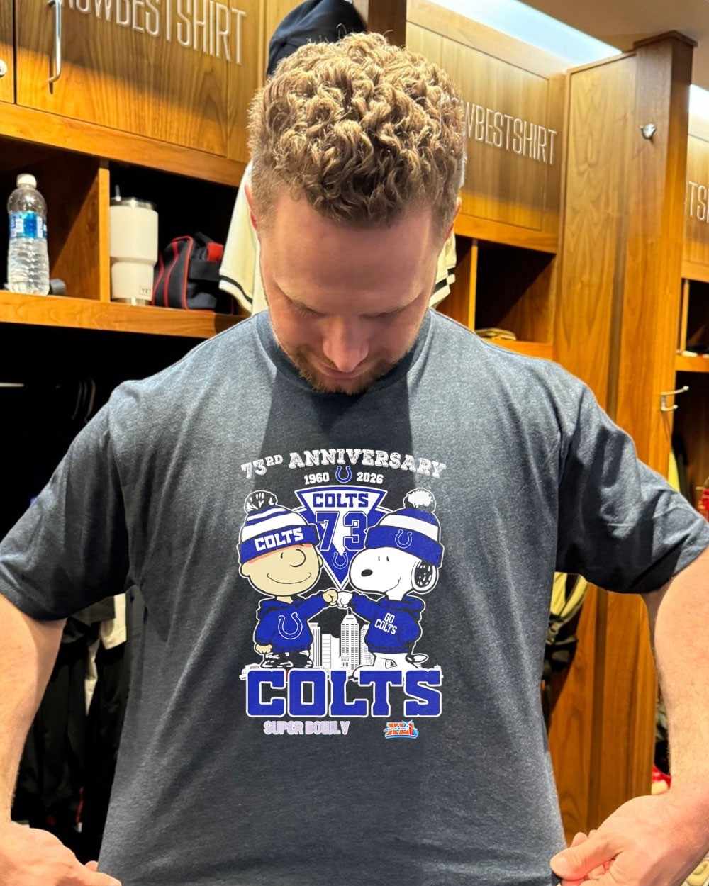 Peanuts x Indianapolis Colts 1960 2026 73th Anniversary 2x Super