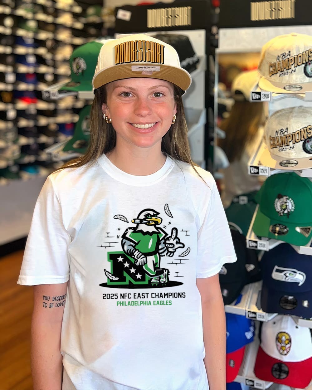 Philadelphia Eagles 2025 NFC East Champions Birds cigar shirt