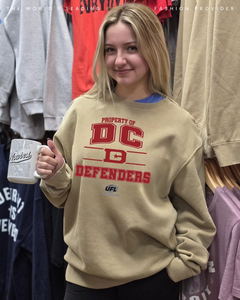 Property of DC Defenders 2025 UFL shirt, hoodie, sweatshirt & apparel