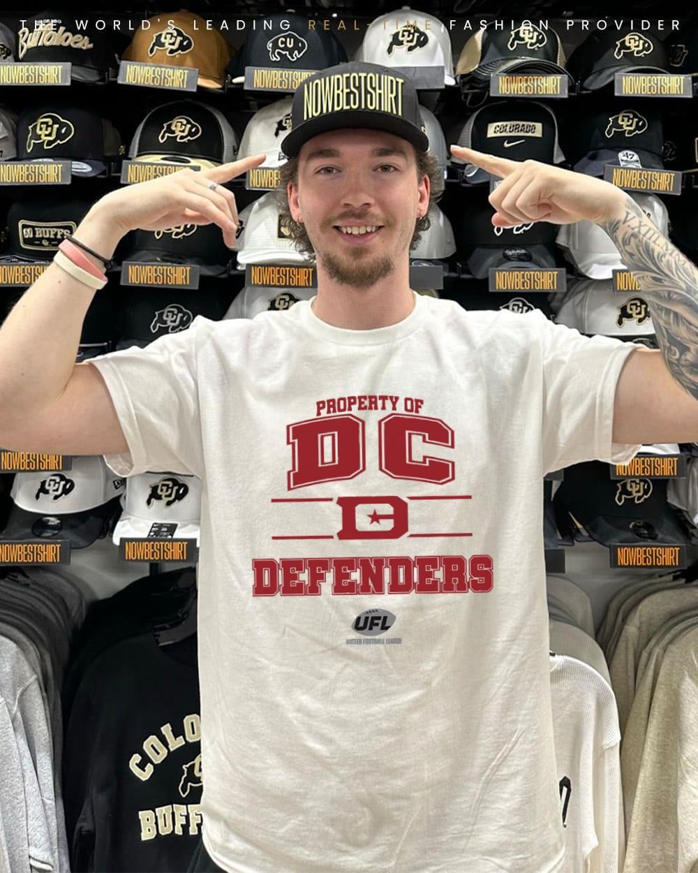Property of DC Defenders 2025 UFL shirt, hoodie, sweatshirt & apparel