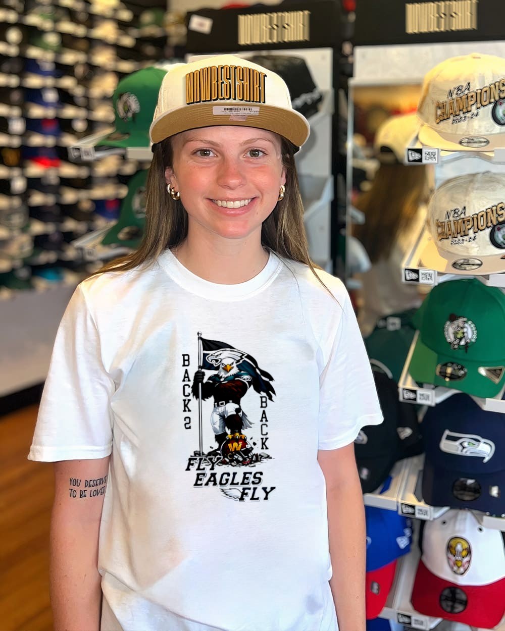 Philadelphia Eagles NFL 2025 Nfc East Champions mascot shirt