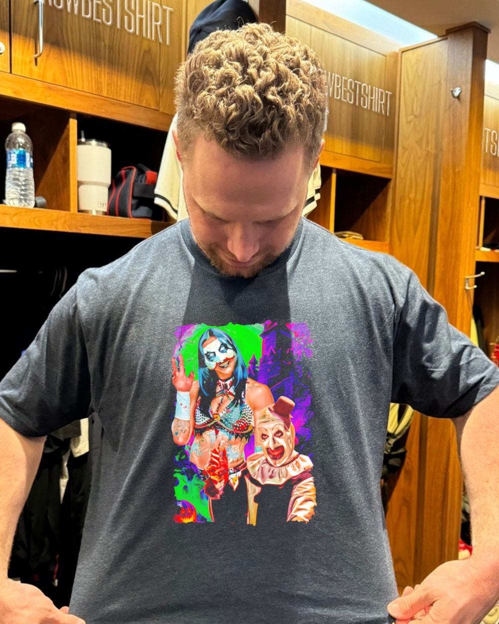 Rhea Ripley x Terrifier WWE graphic shirt, hoodie, sweatshirt