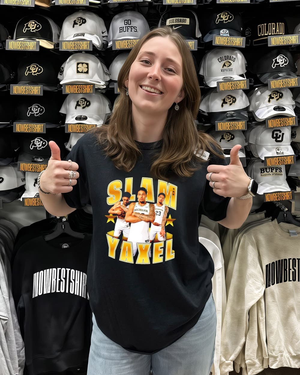 SLAM Yaxel Lendeborg Michigan Wolverines Basketball graphic shirt