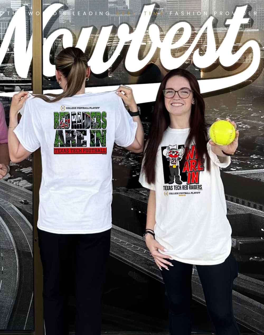 Texas Tech Red Raiders 2025 CFP Bound Mascot We Are In 2 sided