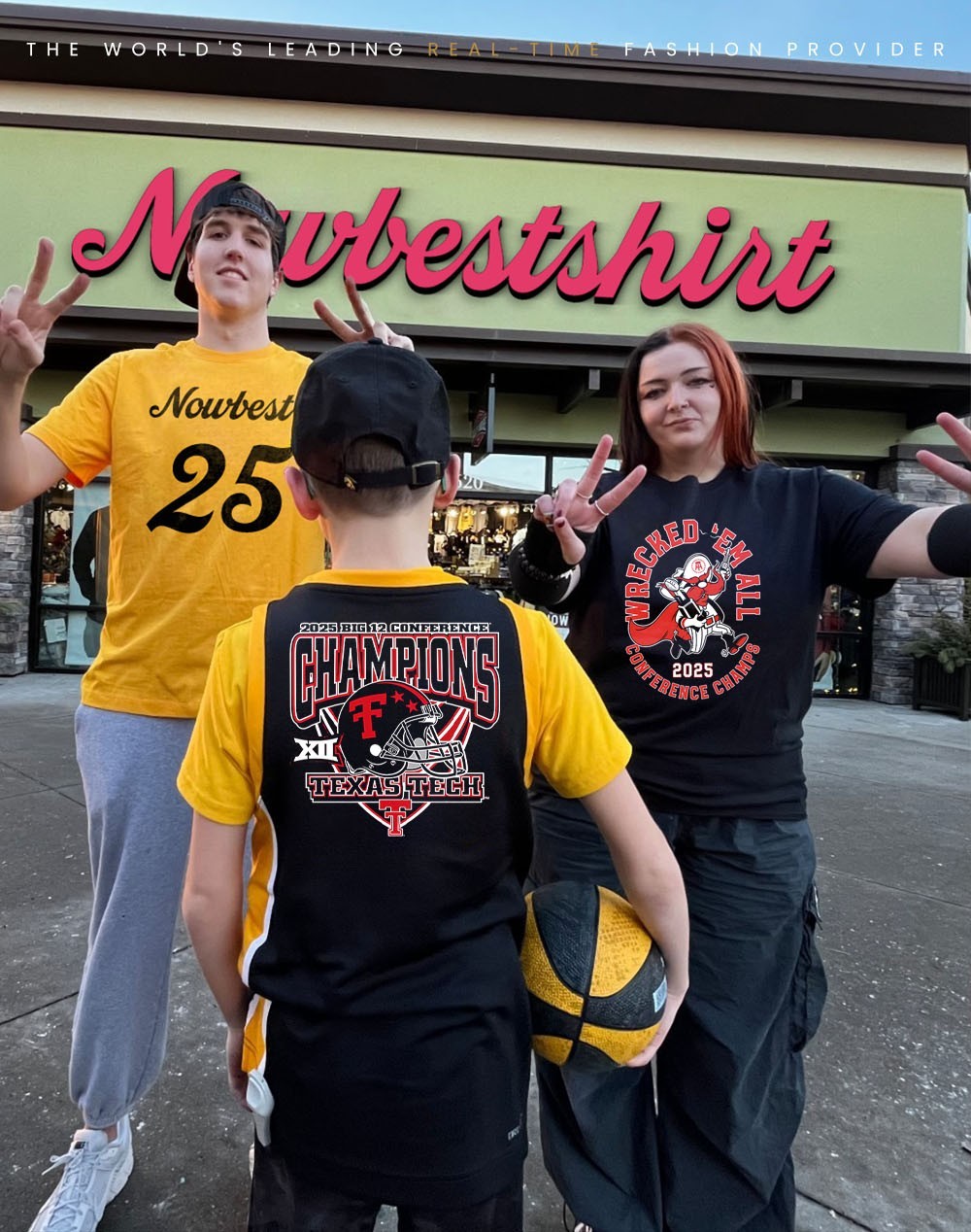 Texas Tech Red Raiders 2025 Wrecked 'Em Conference Champions 2