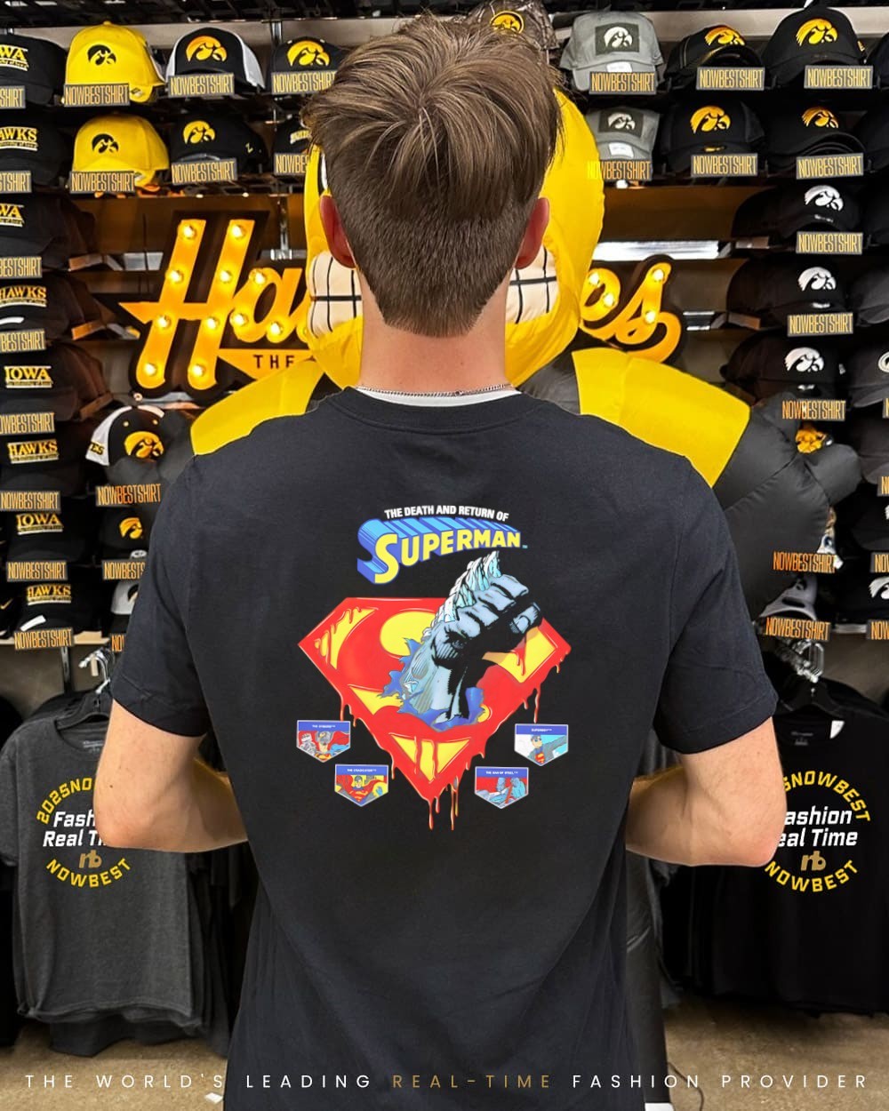 The Death And Return Of Superman Comic Logo shirt, hoodie, sweatshirt \u0026  apparel, image size:1000x1250